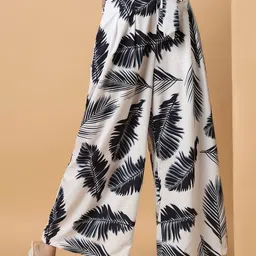 SHOWOFFFF Women Floral Printed Comfort Loose Fit Pleated Trousers-picture-32