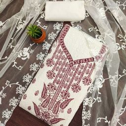 Rangtulika Ethnics Printed Unstitched Dress Material-picture-4