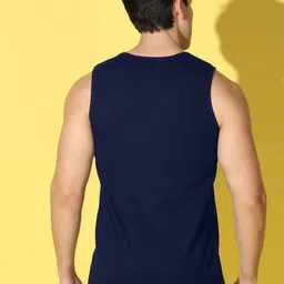 WOOSTRO Pack of 2 Printed Combed Cotton Innerwear Vests with Intelliease Technology image 4