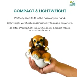 Go Hooked 4 Pieces Multicoloured Figurine Showpiece image 3