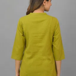 ETC X D To D Life Style Cotton Mandarin Collar Top image 4