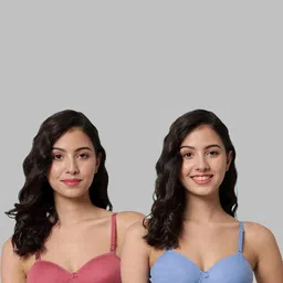 Samvar Multi Cotton Non-Wired Non Padded Minimizer Bra image 4