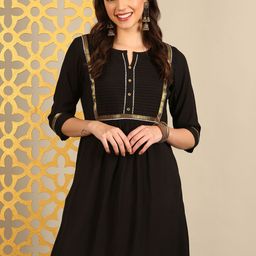 Anouk Pleated Gotta Patti A-Line Kurta-picture-29