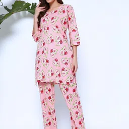 GLSGM Women Printed Tunic with Trousers image 5