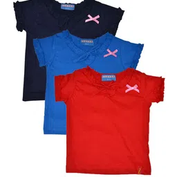 CLEVER Girs Pack OF 3 Cotton Top-picture-31