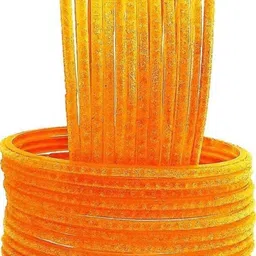 Instyle Forever Set Of 24 Yellow Glass Artificial Stones Bangle image 1