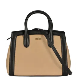 eske Women Multicolor Solid Adjustable Sling Strap Large Leather Office Handbag-image-56