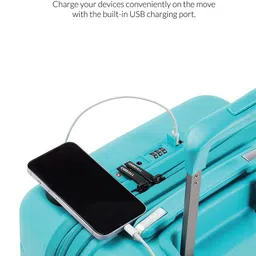 CARRIALL Drift Set Of 2 Hard-Sided Medium & Cabin Trolley Suitcase image 2