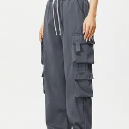 StyleCast Men Relaxed Fit Mid-Rise Easy Wash Cargos Trousers-picture-15