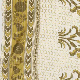 Meena Bazaar Floral Printed Unstitched Dress Material image 4