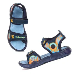 DRACKFOOT Boys Blue Velcro Comfort Sandals-picture-20