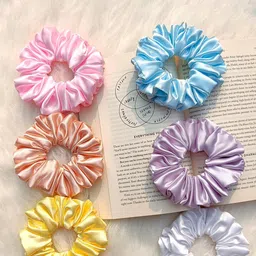 Starvis Women Set of 6 Scrunchie Ponytail Holders-picture-12