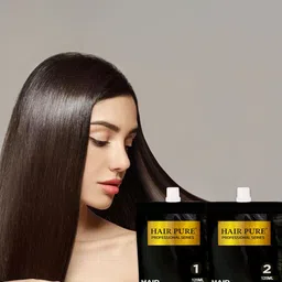 Hair Pure Set Of 2 Hair Pure Straightener With Neutralizing Cream - 125ml Each image 4