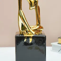 MARKET99 Ceramic Abstract Posture Figurine Decor Object Showpiece-picture-30