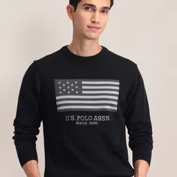 U.S. Polo Assn. Men Printed Pullover Sweaters-image-69