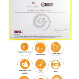 Leafoberry Velvet Whisper Body Lotion With Hyaluronic Acid - 100 ml image 2