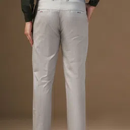 R.Code by The Roadster Life Co. Men Tailored Slim Fit Wrinkle Free Trousers image 4