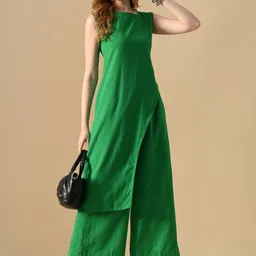 AUDRAPE Linen Tunic With Trousers Co-Ords image 5