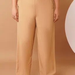 U&F Beyond Women Relaxed Straight Leg Trousers-picture-39