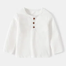 LULU & SKY Boys Henley Neck Organic Cotton Raw Edge T-shirt-picture-32