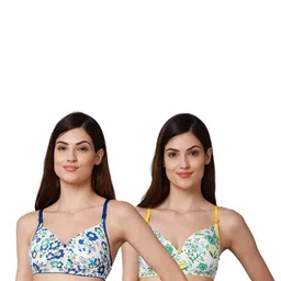 Samvar Multi Cotton Non-Wired Non Padded Minimizer Bra image 3