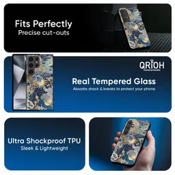 QRIOH Graphic Printed Sleek & Lightweight Silicone Samsung Galaxy S23 Ultra 5G Back Case image 3
