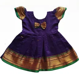 Mom and Me Blue Cotton Dresses-image-68