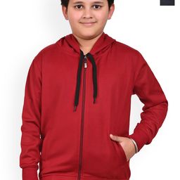 BAESD Boys Fleece Lightweight Open Front Jacket with Embroidered-picture-12