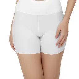 Bella Voste Pack Of 2 Boyshorts Briefs PT-1627-White-White-M image 1