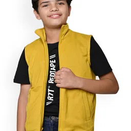 BAESD Boys Fleece Lightweight Open Front Jacket image 2