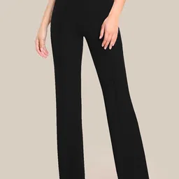 Dream Beauty Fashion Women Flared High-Rise Easy Wash Trousers-image-26