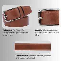 Provogue Men Textured Casual Belt image 3