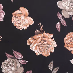 Ambuja International Floral Printed Pure Georgette Saree image 4