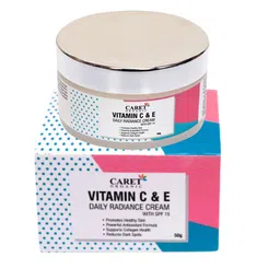 CARET ORGANIC Set Of 2 Vitamin C, E Daily Radiance Cream- 50g & De-Tan Face Pack-100g image 2