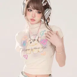 LULU & SKY Women Graphic Printed Cotton T-shirt-picture-25