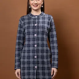 Anouk Women Checked Cardigan image 1