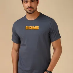 SZN Men Typography Printed Round Neck T-shirt-picture-41