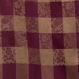 Tweedle Women Checked Woven Design Acrylic Shawl image 2