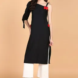 Aiza Collection Shoulder Straps Straight Kurta-picture-40