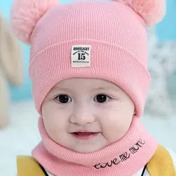 REFFER Kids Embroidered Woollen Beanie-image-0