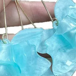 StyleCast x Revolte Gold Plated Floral Shaped Drop Earrings image 2