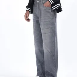 RARE RABBIT Men Zeret Dark Grey Jeans image 4