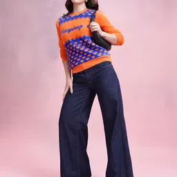 DressBerry Self-Design Fuzzy Pullover image 2