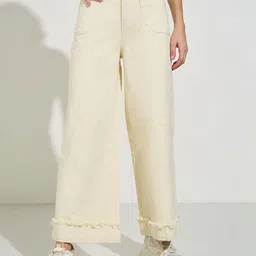 People Women Flared High-Rise Low Distress Jeans-image-37