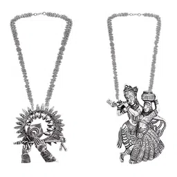 Samridhi DC Set Of 2 Oxidised Necklace-picture-18