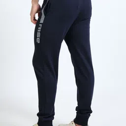 glitchez Men Printed Mid-Rise Joggers image 3