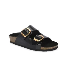 AfroJack Women T-Strap Flats with Buckles image 2