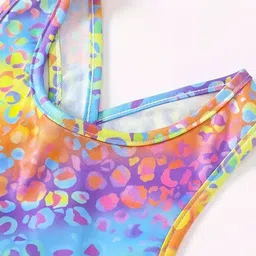 INCLUD Girls Printed Round Neck Top With Trousers image 2