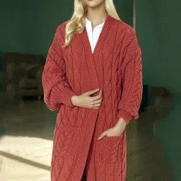 bebe Women Chevron Longline Front-Open-image-85
