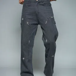 FUGAZEE Men Mid-Rise Baggy Jeans-picture-21